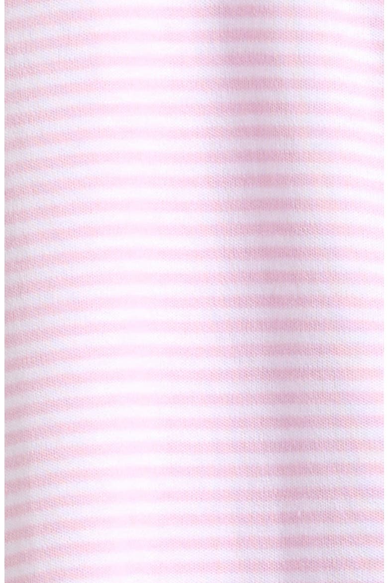 Stripes Convertible Pima Cotton Gown, Alternate, color, PINK