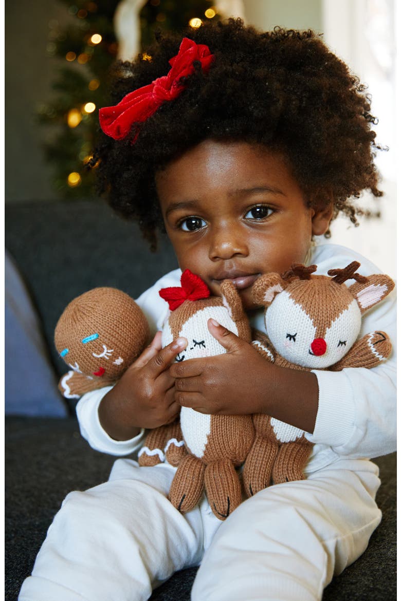 Baby Gingerbread Cotton Stuffed Animal, Alternate, color, ALMOND