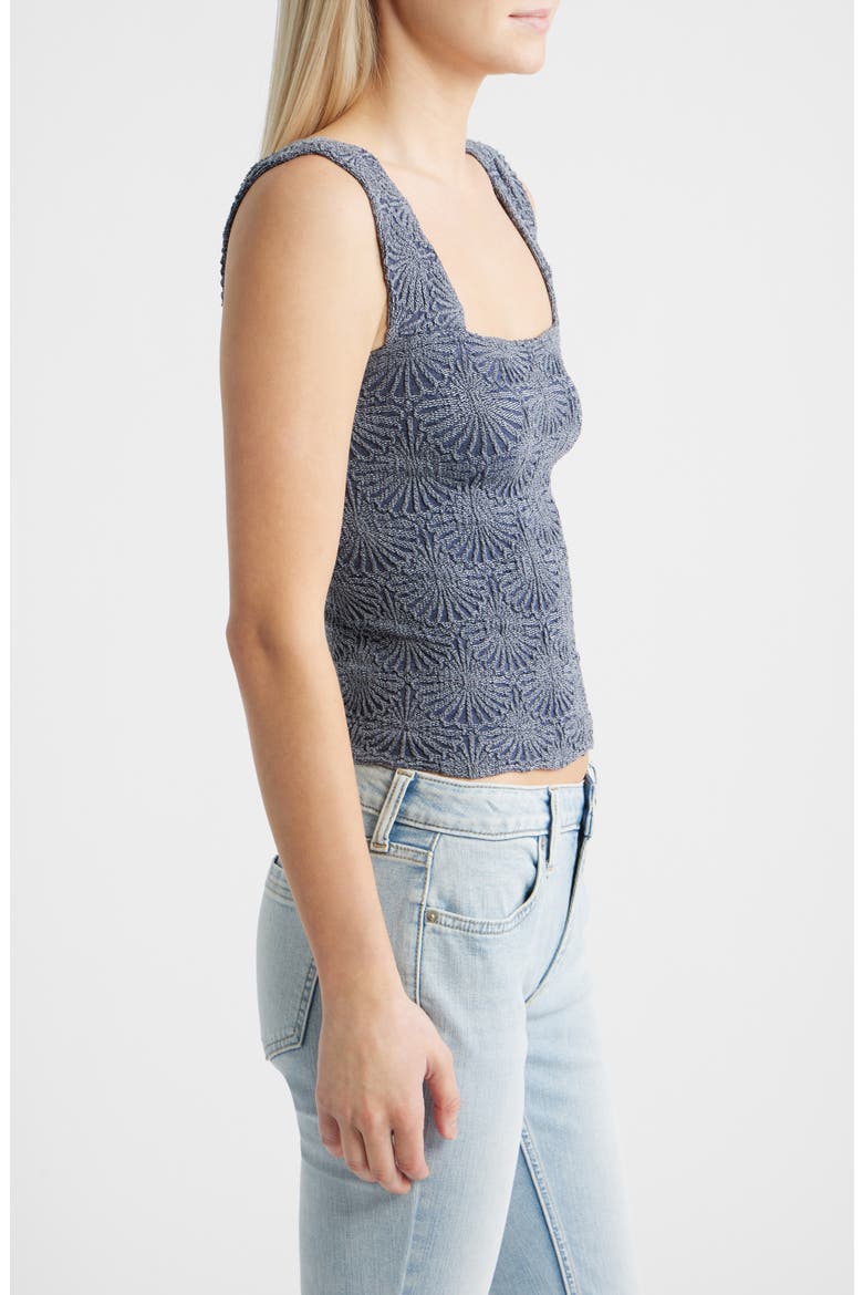 Love Letter Floral Knit Camisole, Alternate, color, PEACOAT