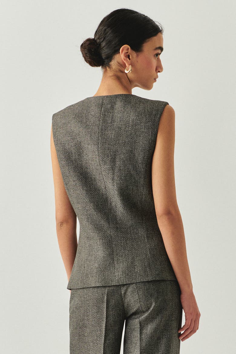 Royal Sleeveless Vest, Alternate, color, GREY