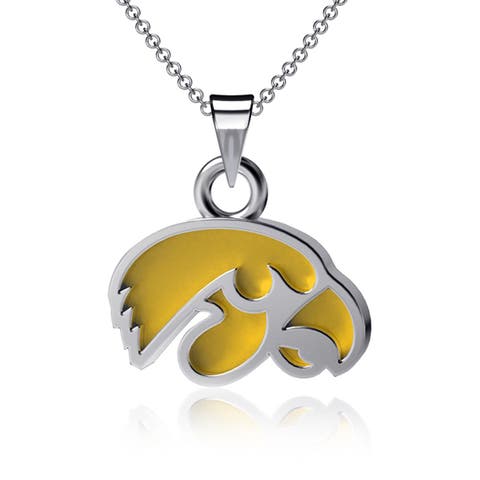 Iowa Hawkeyes Enamel Small Pendant Necklace