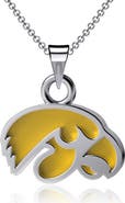 DAYNA DESIGNS Iowa Hawkeyes Enamel Small Pendant Necklace