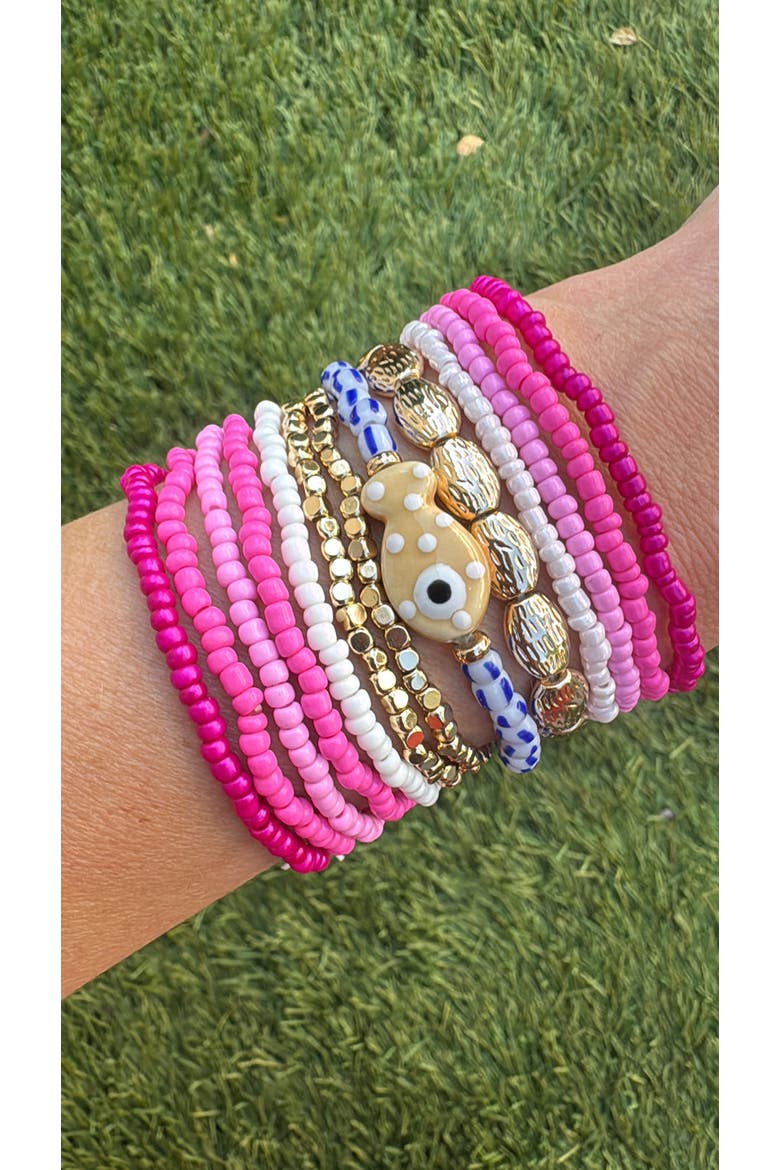 Poolside Pink Bracelet Bundle, Alternate, color, Pink