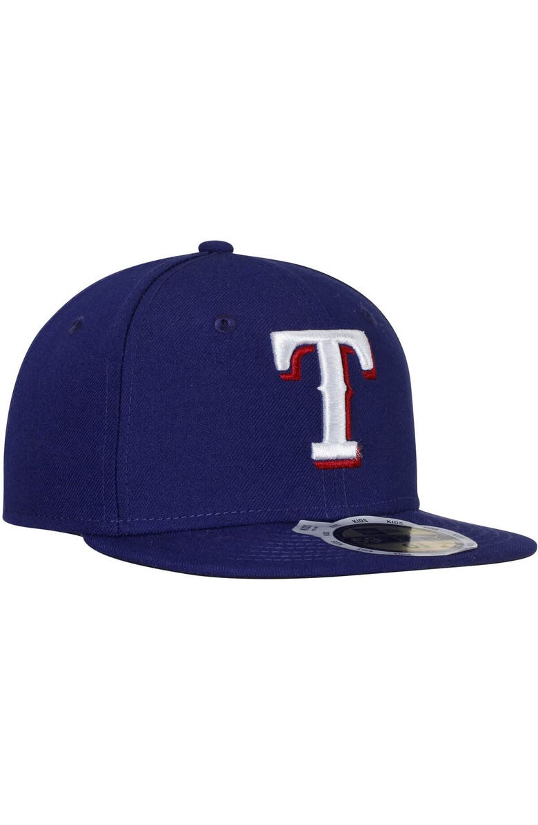 New Era Youth New Era Royal Texas Rangers Authentic Collection On-Field Game 59FIFTY Fitted Hat, Alternate, color,