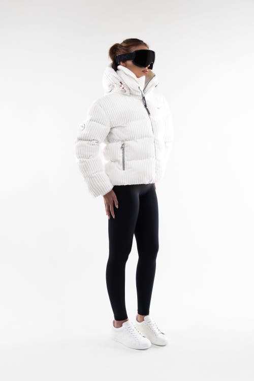 Malibu Ski Club Piste Jacket In White