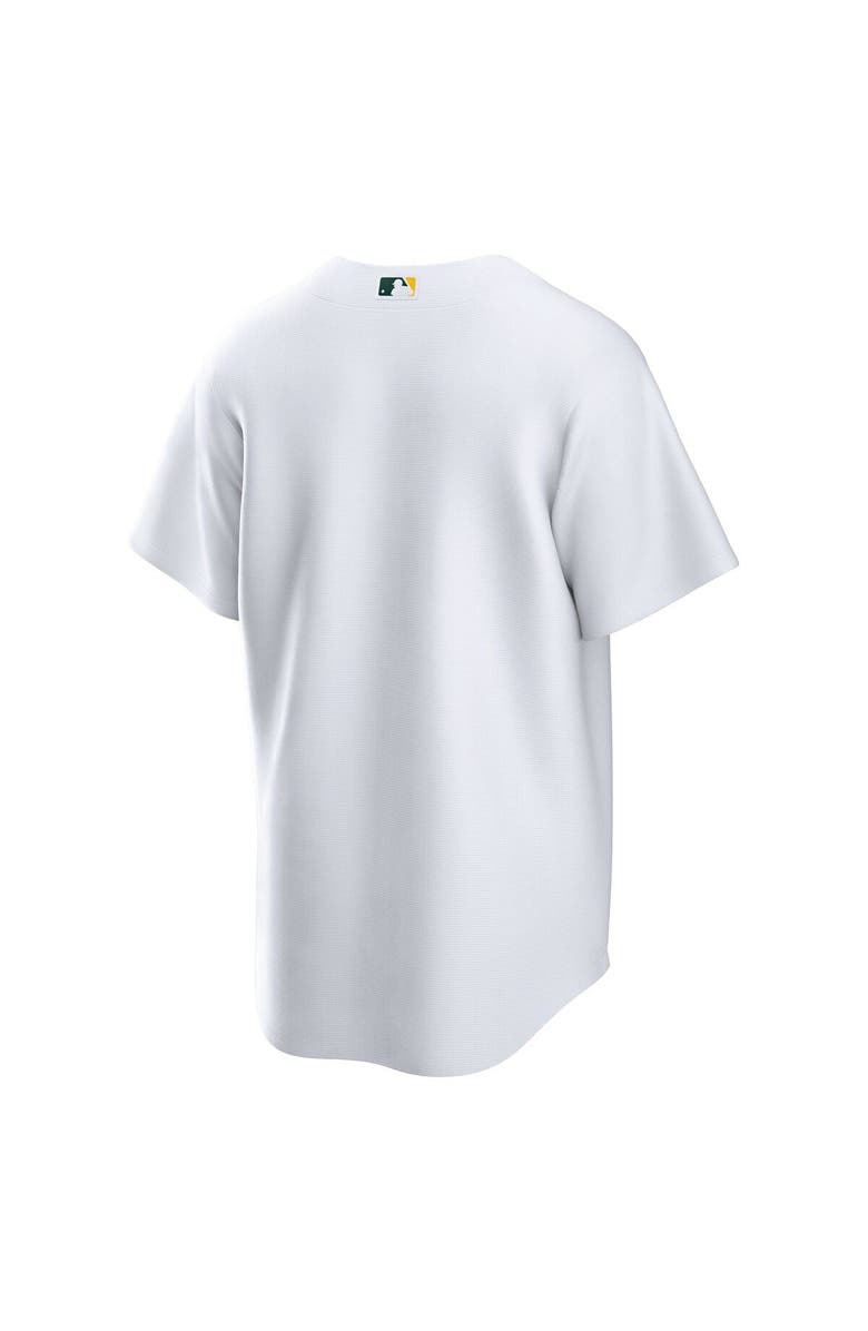 Nike Men's Nike White Oakland Athletics Home Replica Team Jersey, Alternate, color, 
