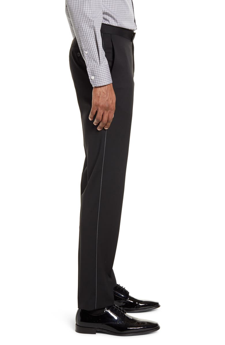 Ted Baker London Men's Josh Slim Fit Wool Tuxedo Dress Pants, Alternate, color, 