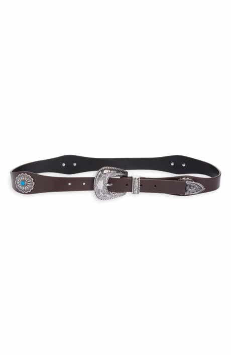 Classic Western Leather Belt