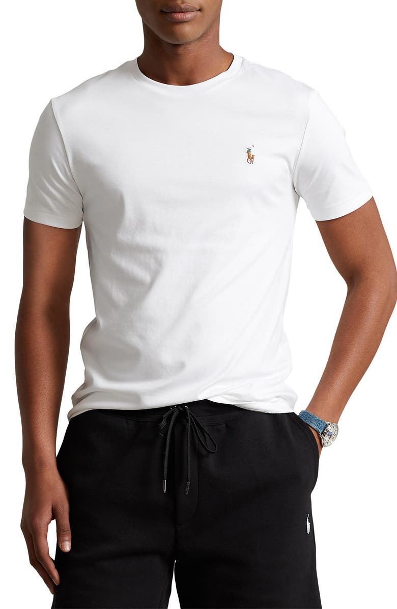 Polo Ralph Lauren Solid Crewneck T-Shirt, Main, color,