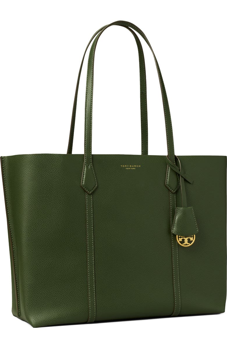 Tory Burch Perry Triple Compartment Leather Tote, Alternate, color,