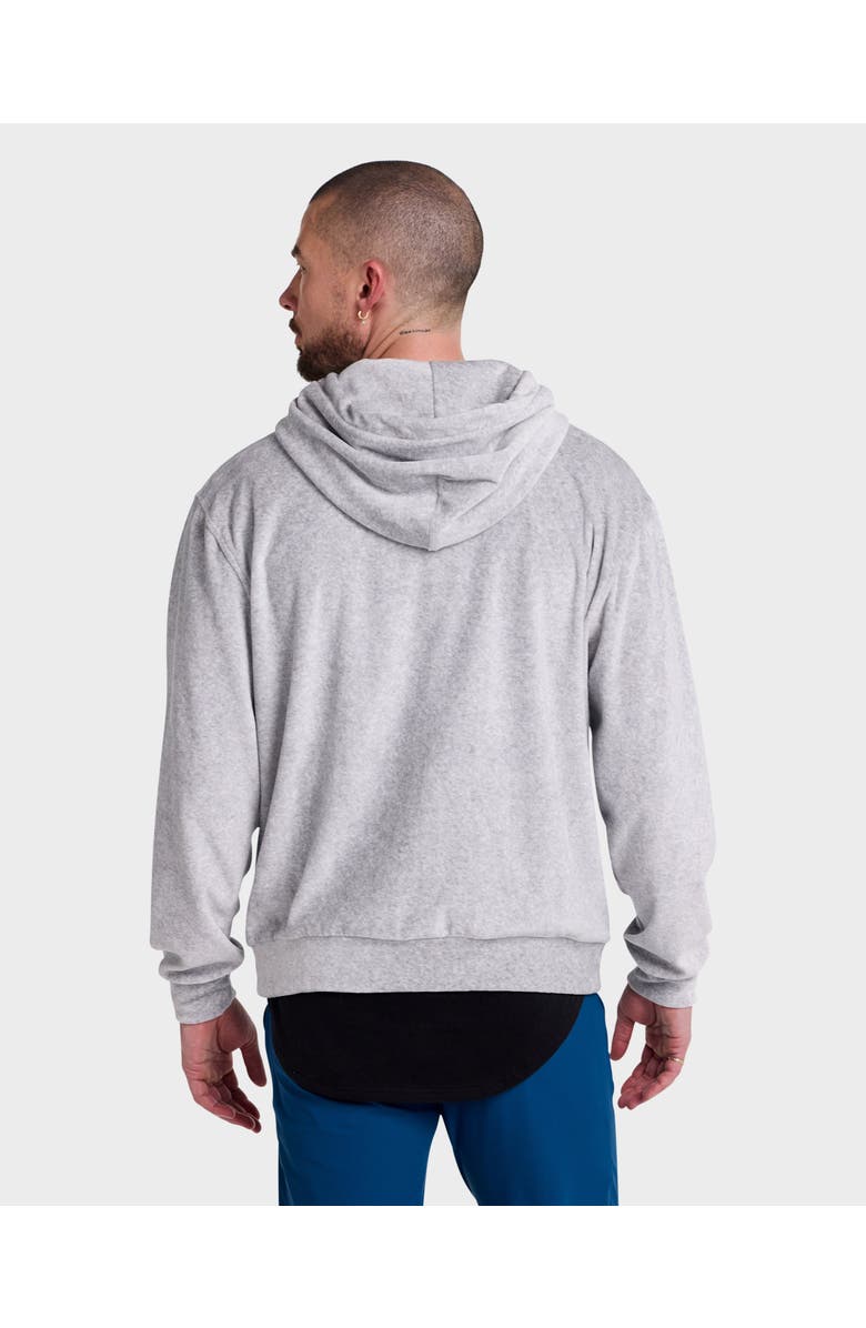 Blanco Clothing Velour Hoodie, Alternate, color, Grey
