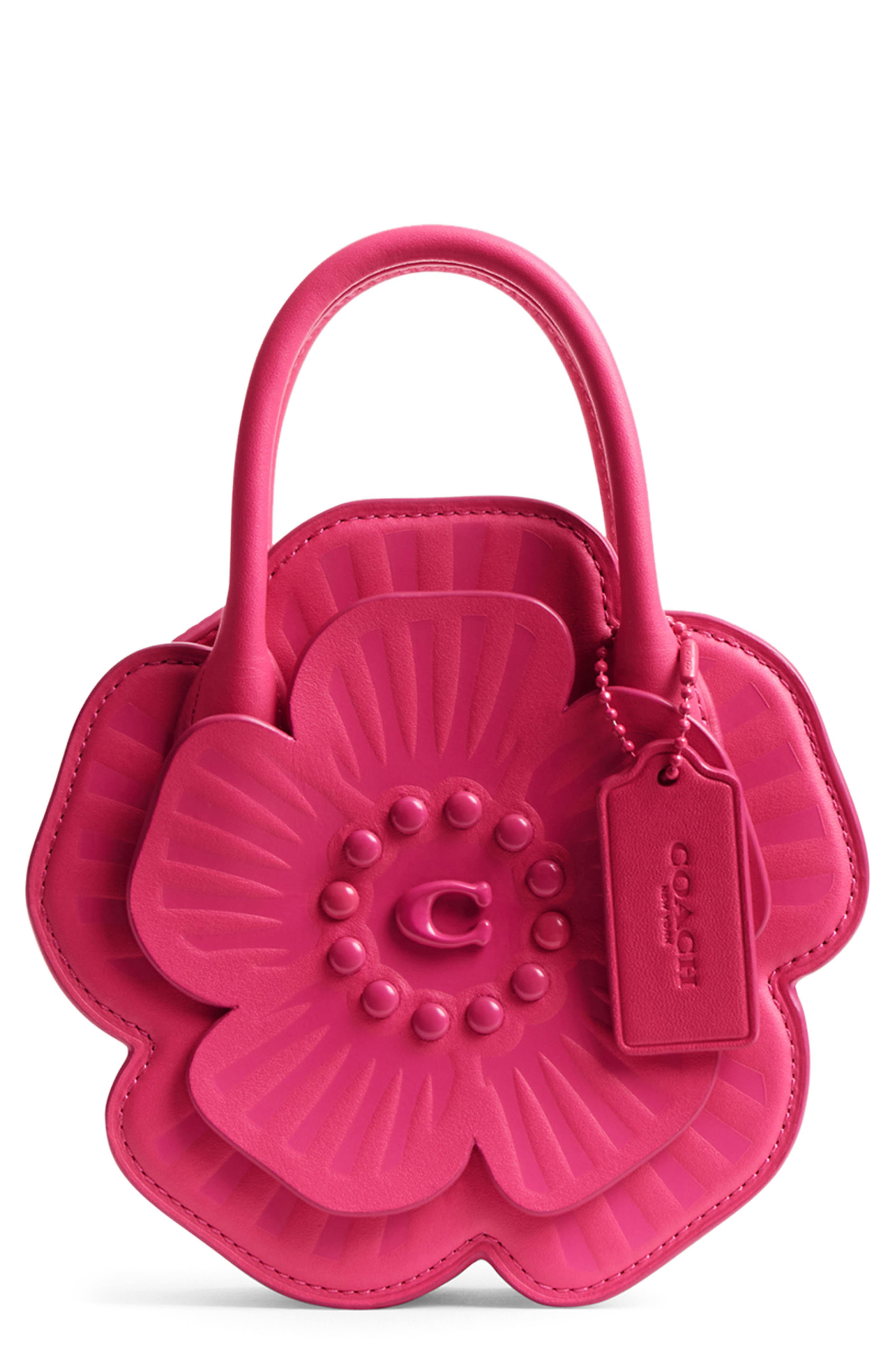 COACH Tea Rose Crossbody Bag, Main, color, 