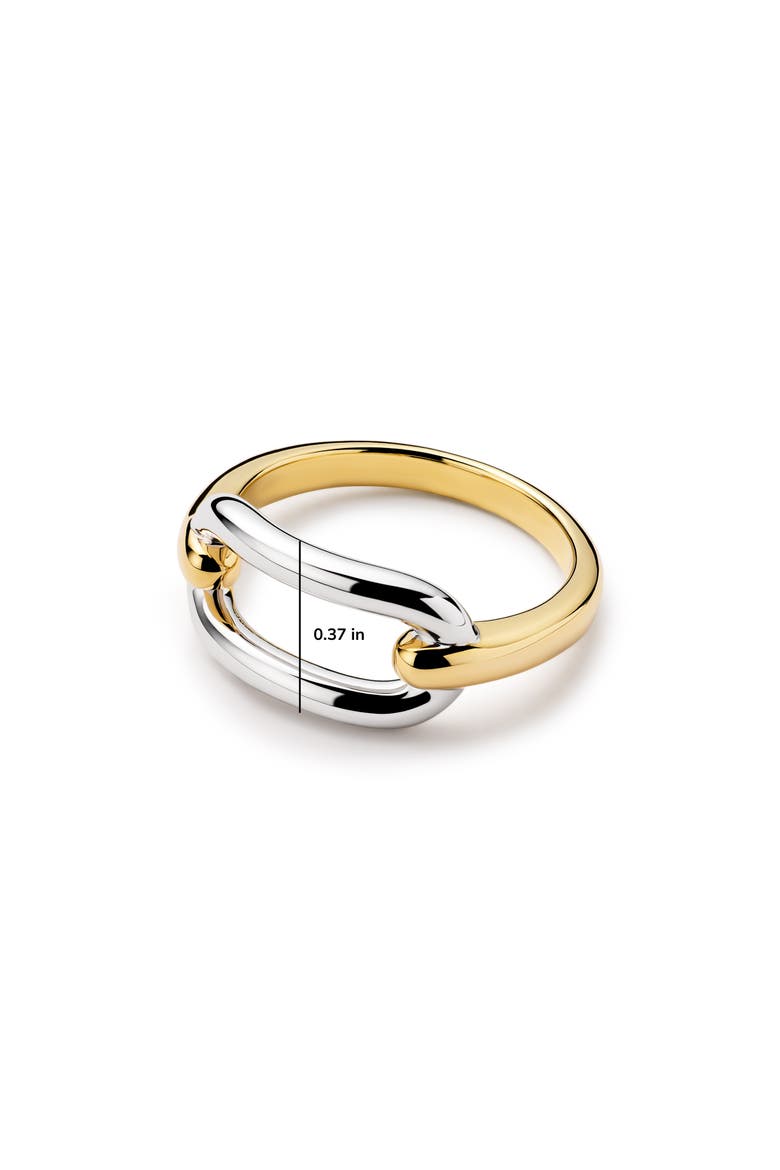 Blake Two-Tone Ring, Alternate, color, GOLD / SILVER