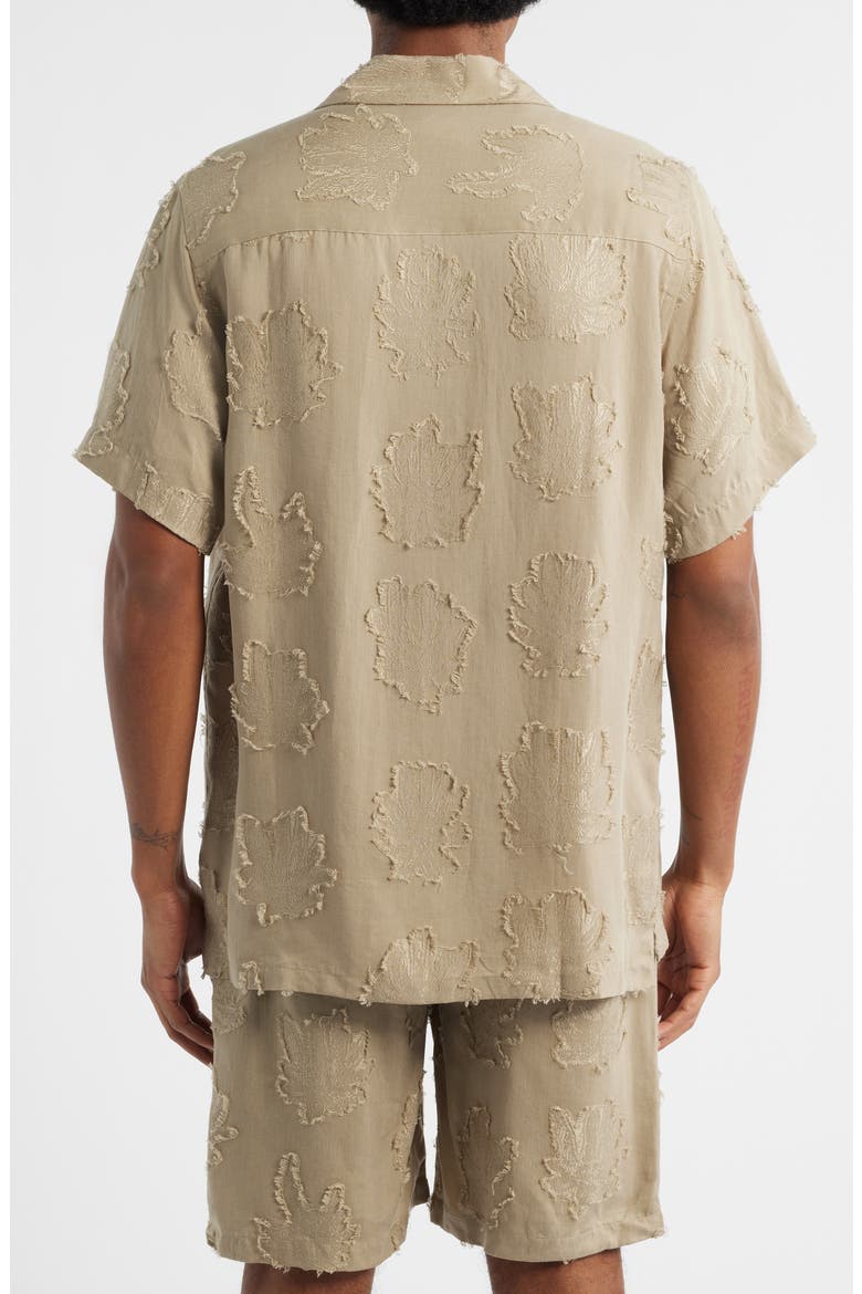 Palmoza Rocco Camp Shirt, Alternate, color, LIGHT BROWN