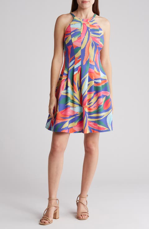 Sleeveless Fit & Flare Dress