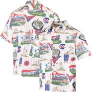 Reyn Spooner Men's Reyn Spooner White/Red Philadelphia Phillies Scenic Button-Up Shirt