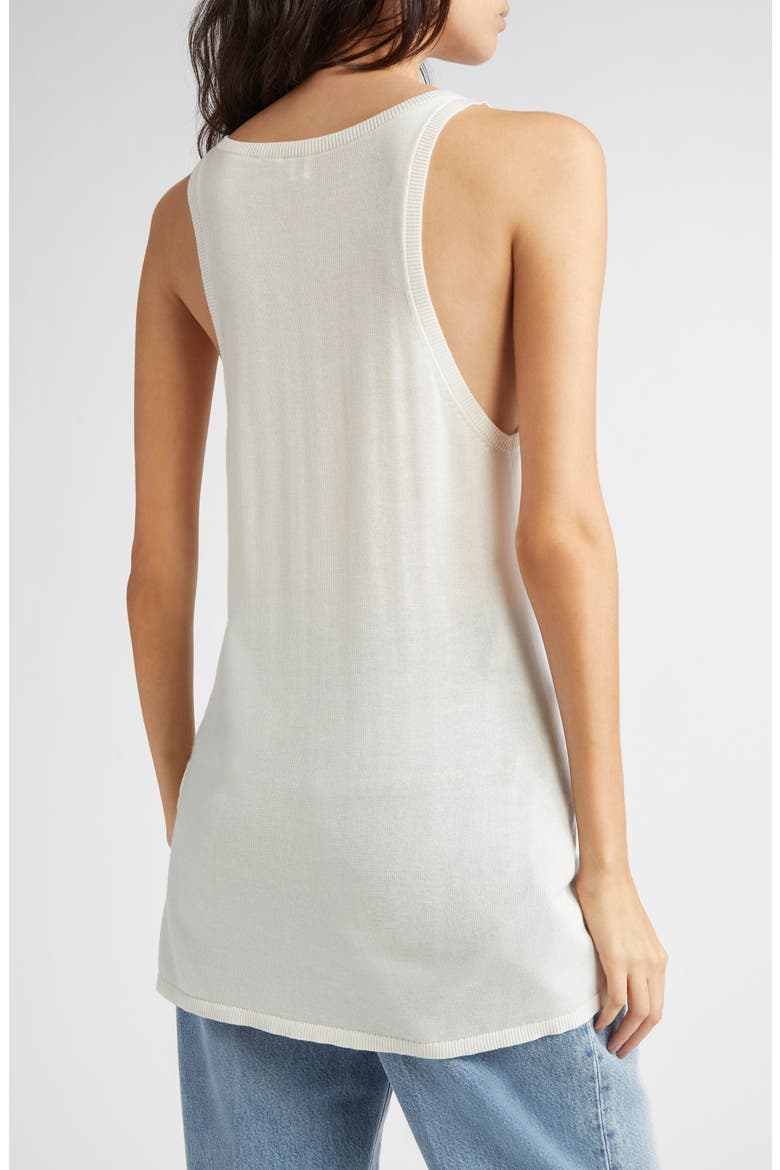 Knit Tank, Alternate, color, WHITE