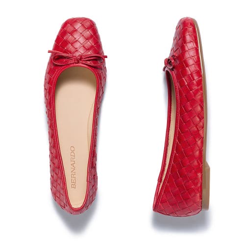 BERNARDO FOOTWEAR BERNARDO FOOTWEAR GWYNN WOVEN BALLET FLAT
