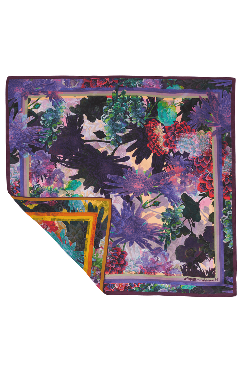 Wrappr Giftwrap Lilac | 35" Mulberry Silk Furoshiki Gift Wrap by Adam Klassen, Main, color, Purple