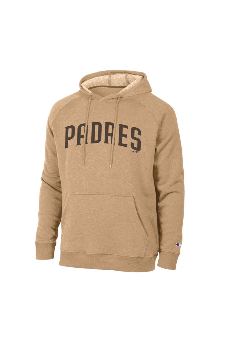 Champion Men's Champion  Brown San Diego Padres Triumph Tri-Blend Raglan Hoodie, Alternate, color, Brown
