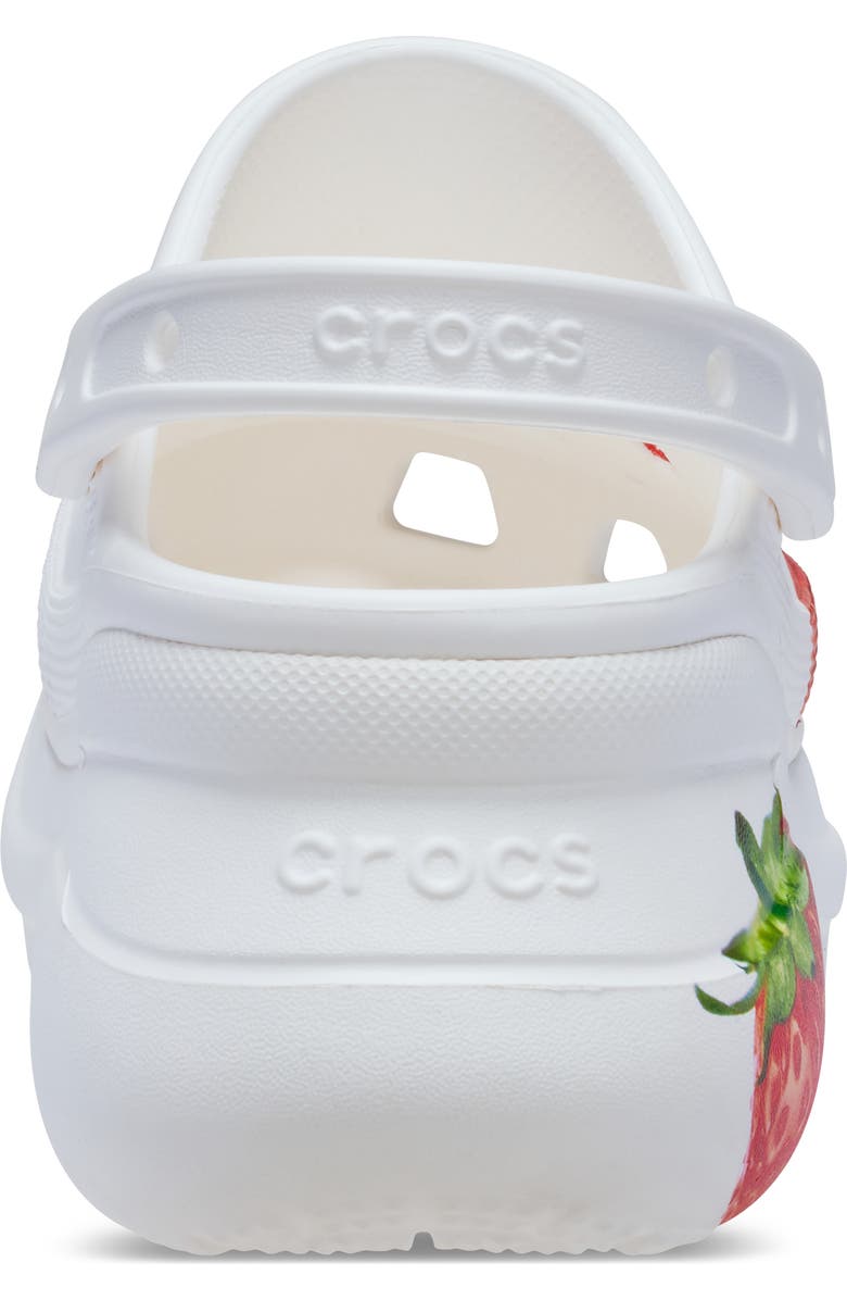 CROCS Bae Fresh Fruits Platform Clog, Alternate, color, Strawberry