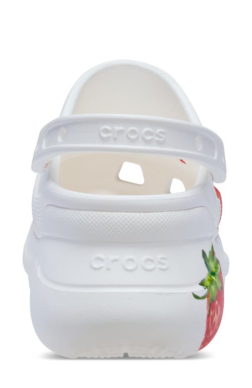 Crocs Bae Fresh Fruits Platform Clog In Red