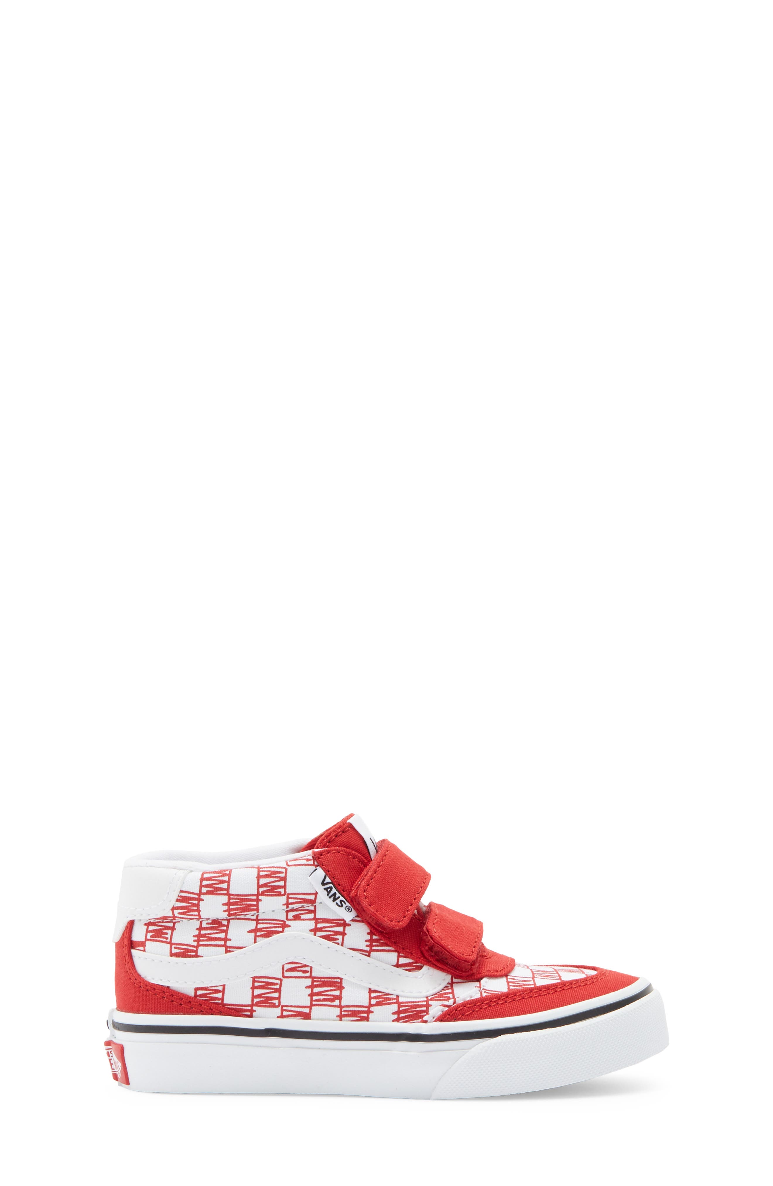 Kids' Brooklyn Mid V Sneaker, Alternate, color, SUNSET RUBY