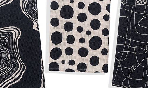 Tiramisu 3-piece Kitchen Towel Set In Multi