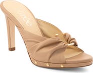 Elizée Carmina Mule Leather Platform Heel