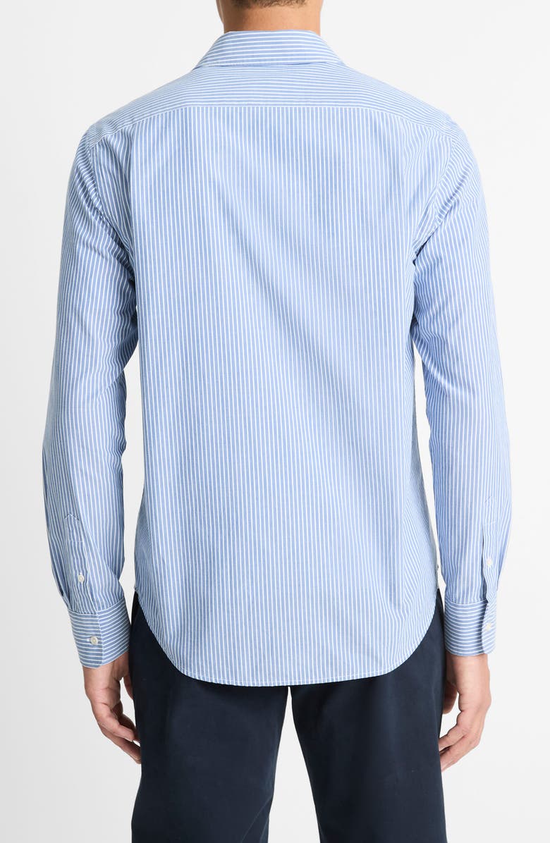 Vince Playa Stripe Poplin Button-Up Shirt, Alternate, color,