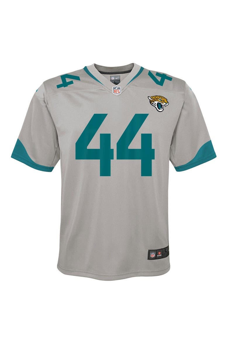 Youth Nike Travon Walker Silver Jacksonville Jaguars Inverted Game Jersey, Alternate, color, Silver