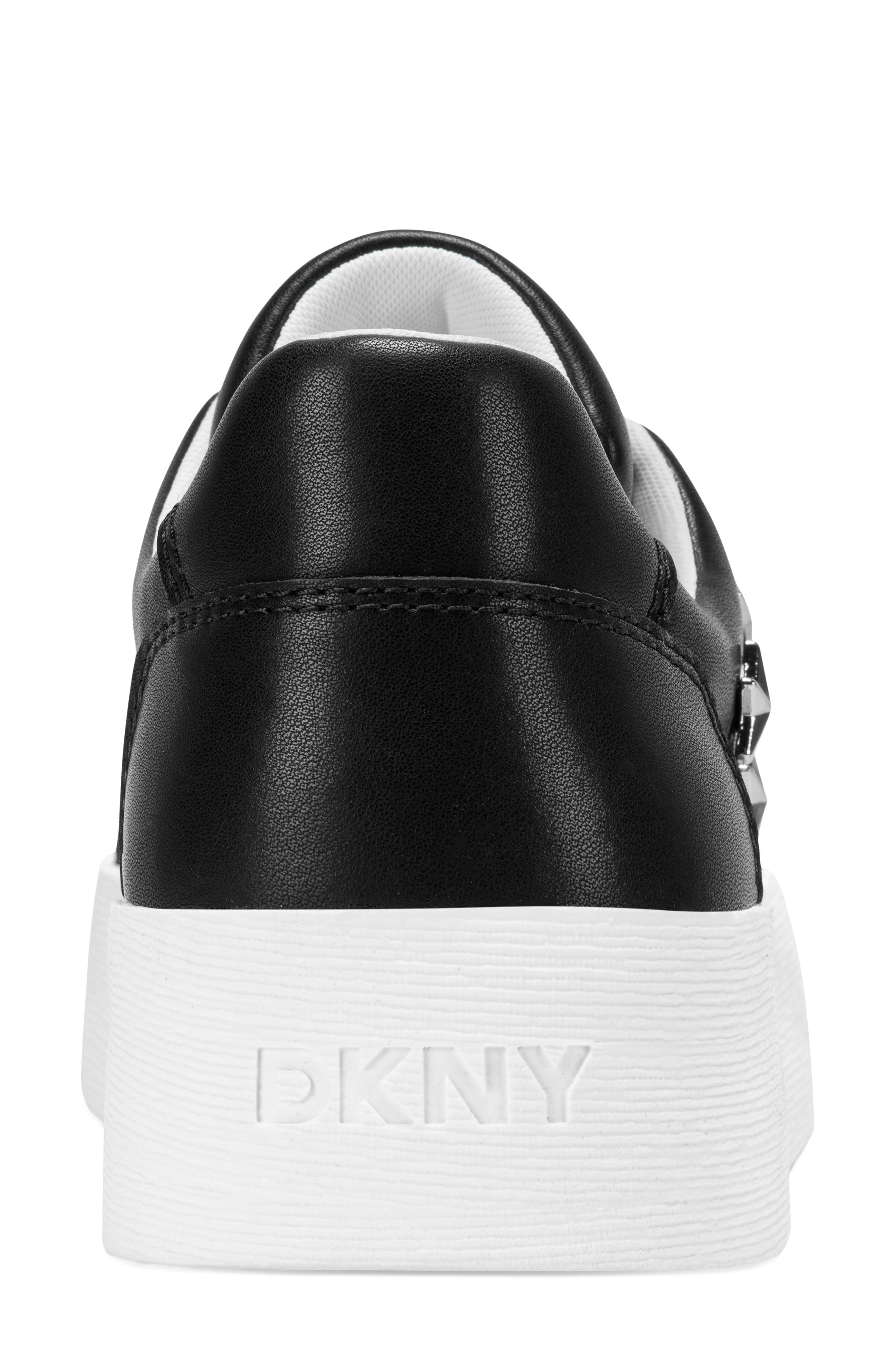 DKNY Glynda Stars Sneaker, Alternate, color, Black