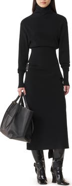 Lanvin Wool And Cashmere Midi Dress
