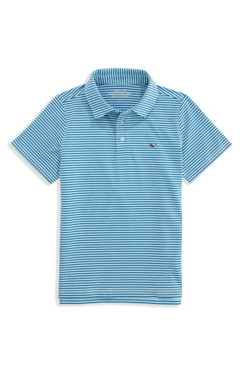 Kids' Bradley Stripe Stretch Polo (Big Kid)