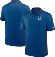 Nike Men's Nike Royal Indianapolis Colts Sideline Victory Stripe Performance Polo