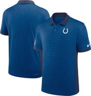 Nike Men's Nike Royal Indianapolis Colts Sideline Victory Stripe Performance Polo