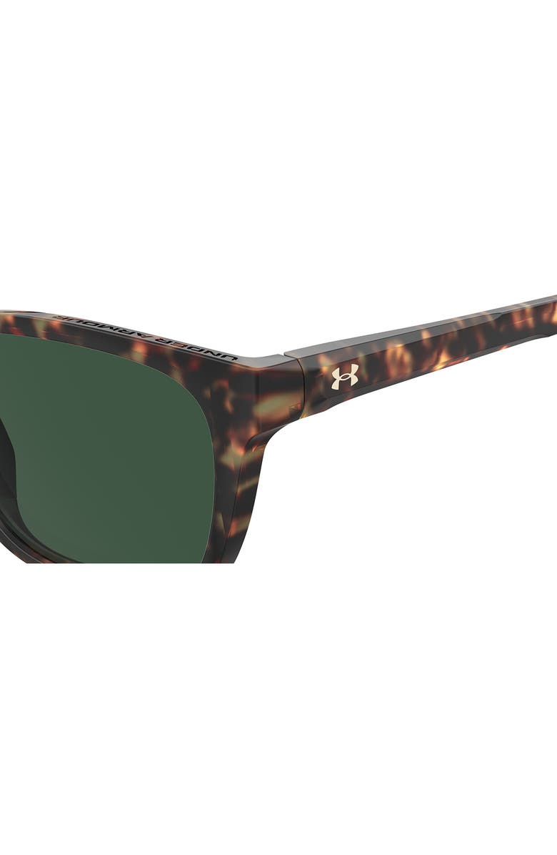 Under Armour 55mm Square Sunglasses, Alternate, color, Havana Brown