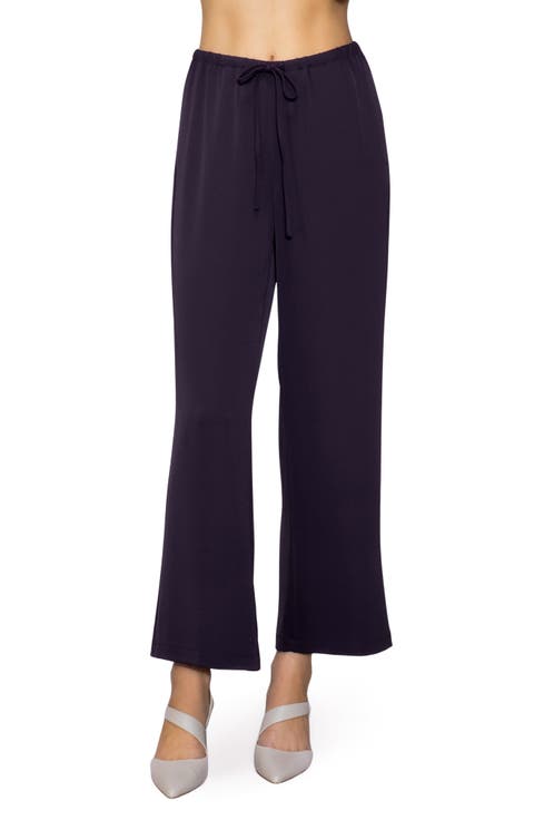 Drawstring Wide Leg Pants