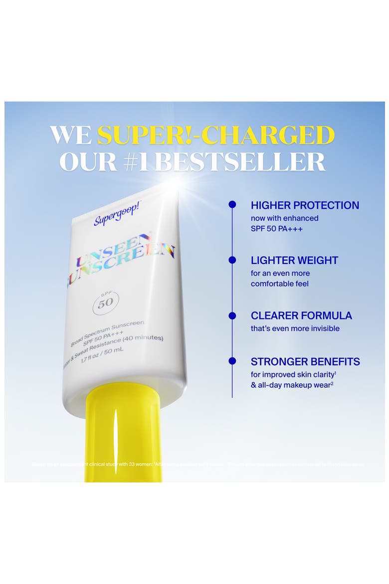Unseen Sunscreen Broad Spectrum SPF 50 PA+++, Alternate, color, JUMBO