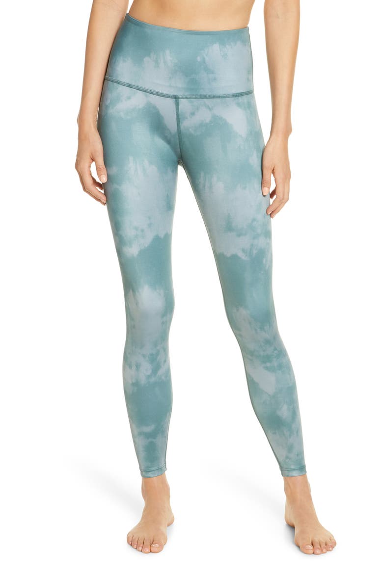 Lux High Waist Leggings, Main, color, MEADOW SAGE SMOKE