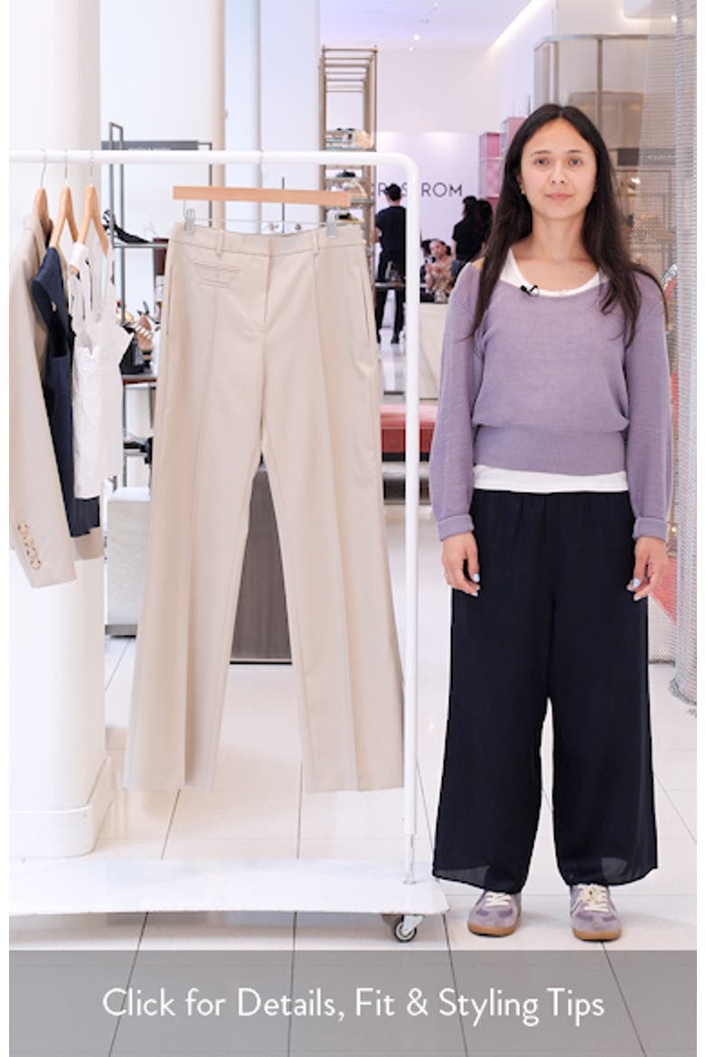 Talima Wool Wide Leg Pants video