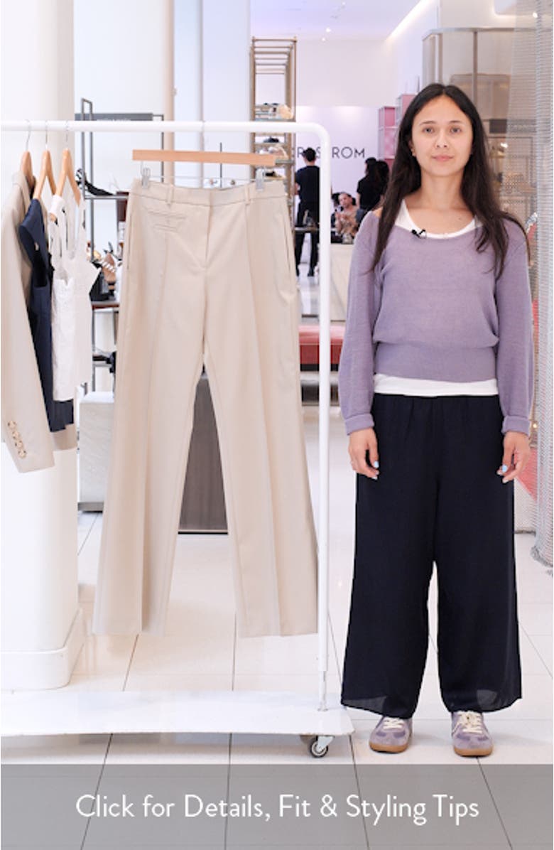 Talima Wool Wide Leg Pants, sales video thumbnail