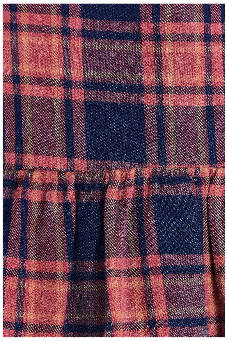 Carla Flannel Shirt Dress, Alternate, color, BLUE