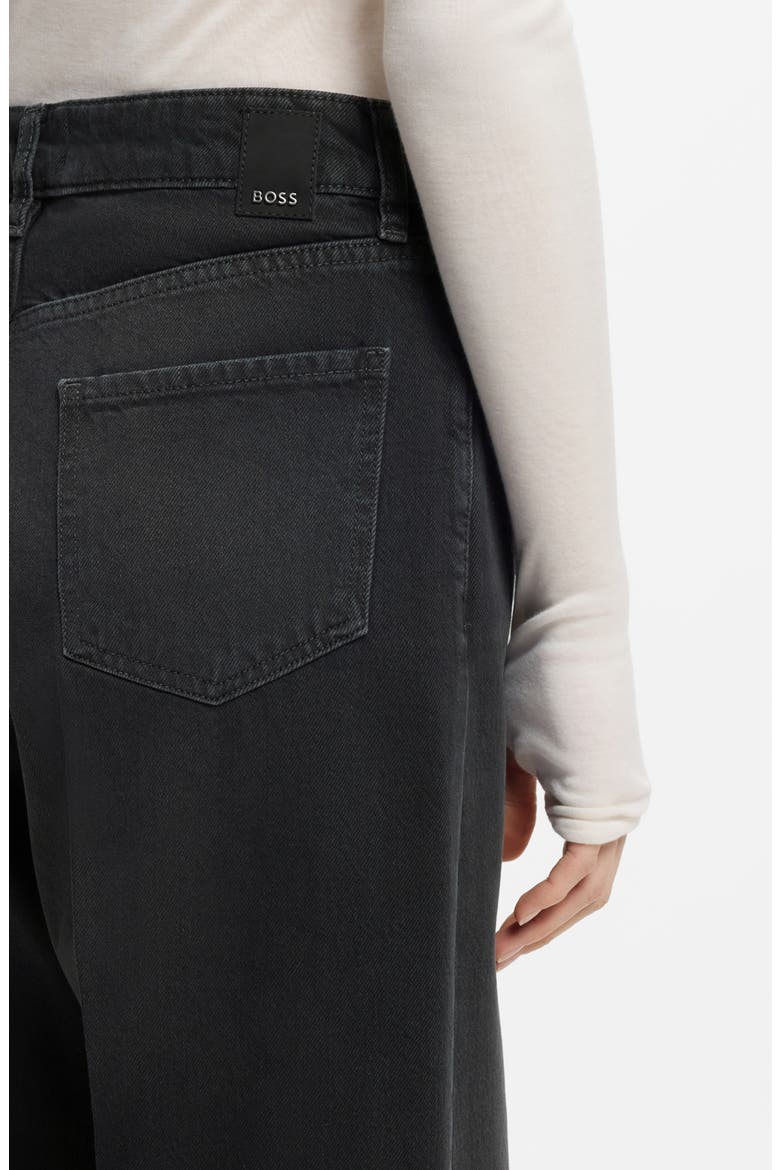 Crossroad Boyfriend Jeans, Alternate, color, BLACK