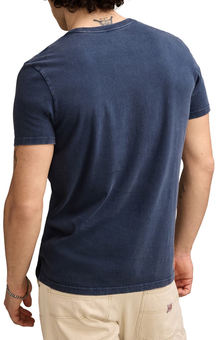 Lucky Brand Kiss My Ace Cards Embroidered T-Shirt, Alternate, color, Dress Blues