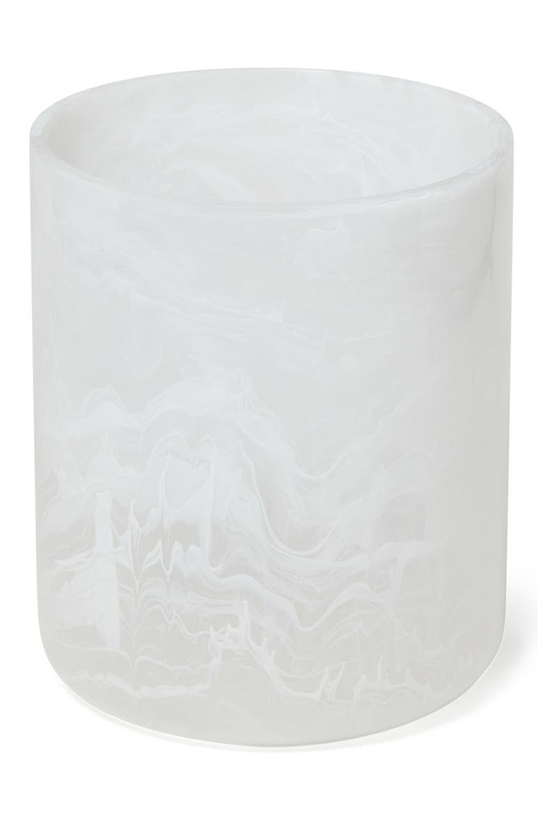 Clouds Trash Can, Main, color, WHITE