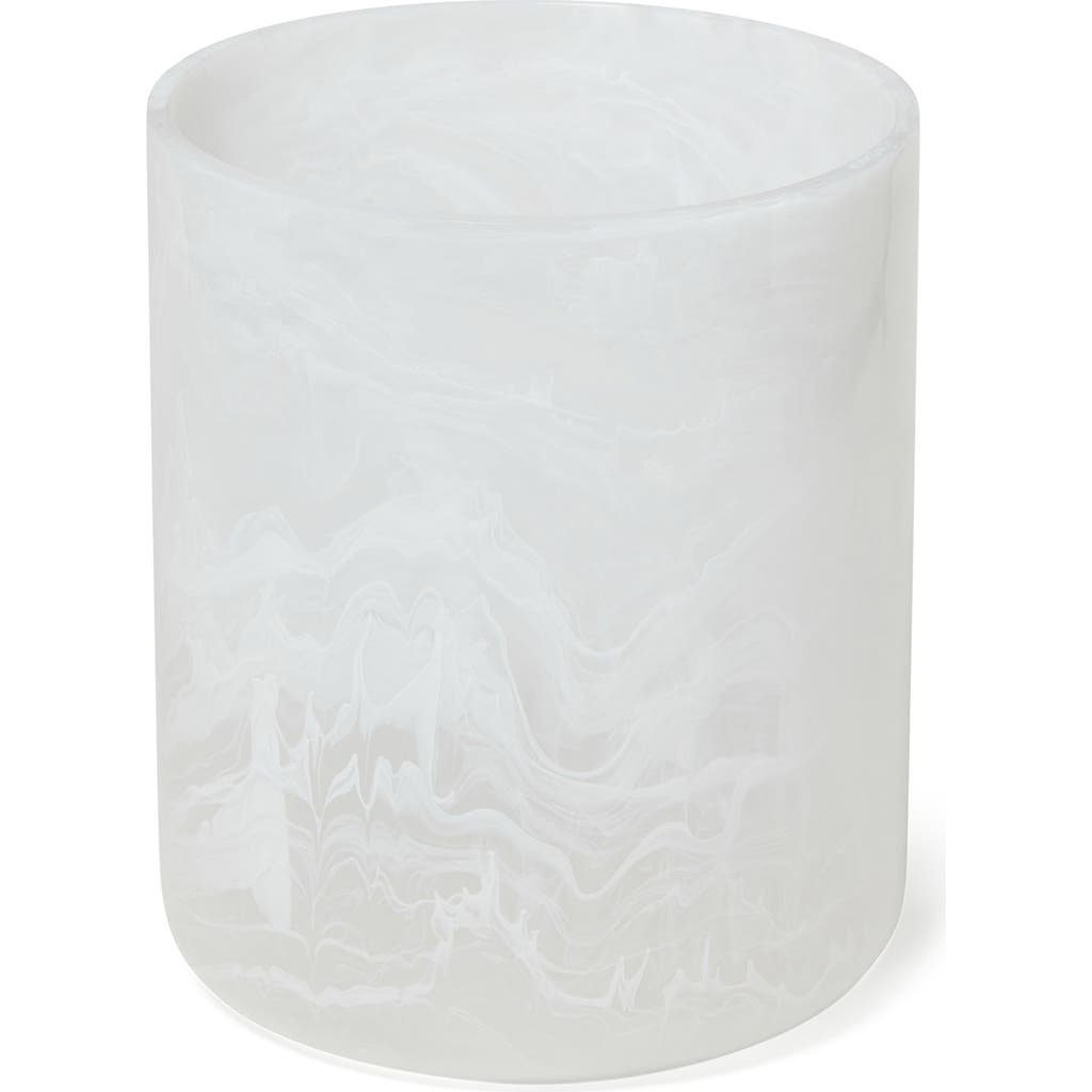 Roselli Trading Company Clouds Trash Can In White
