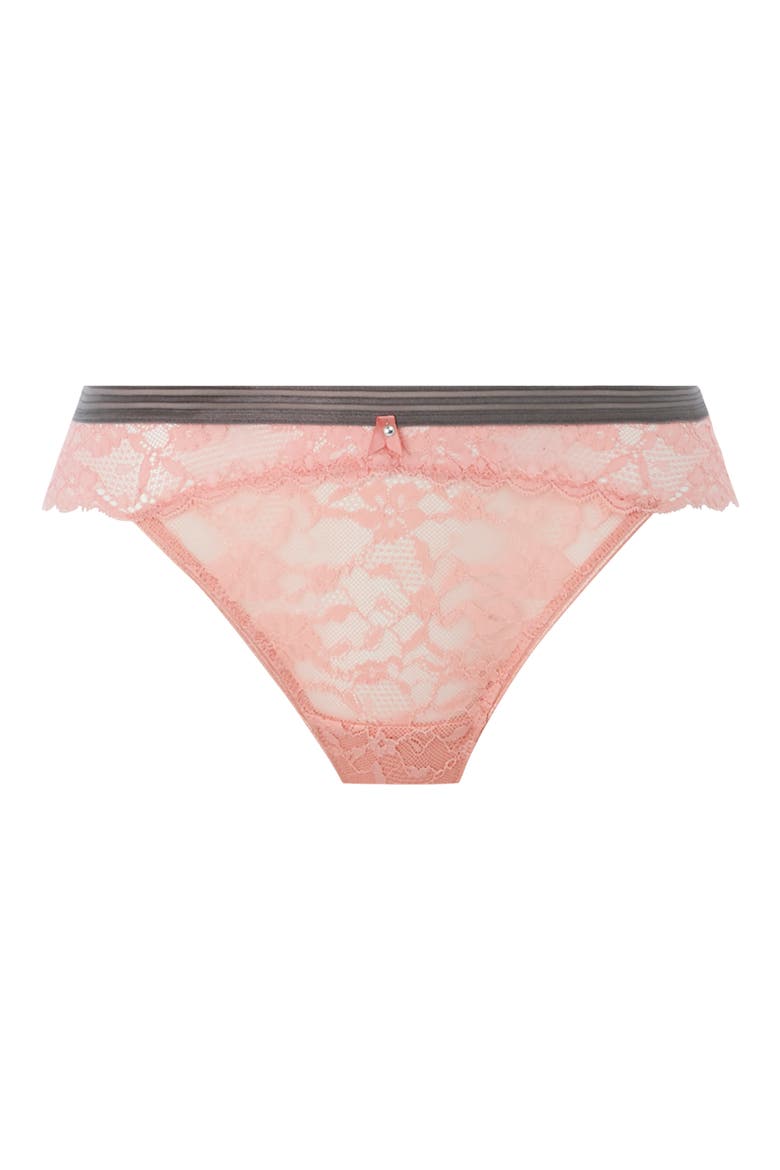 Offbeat Brazilian Briefs, Alternate, color, ROSE