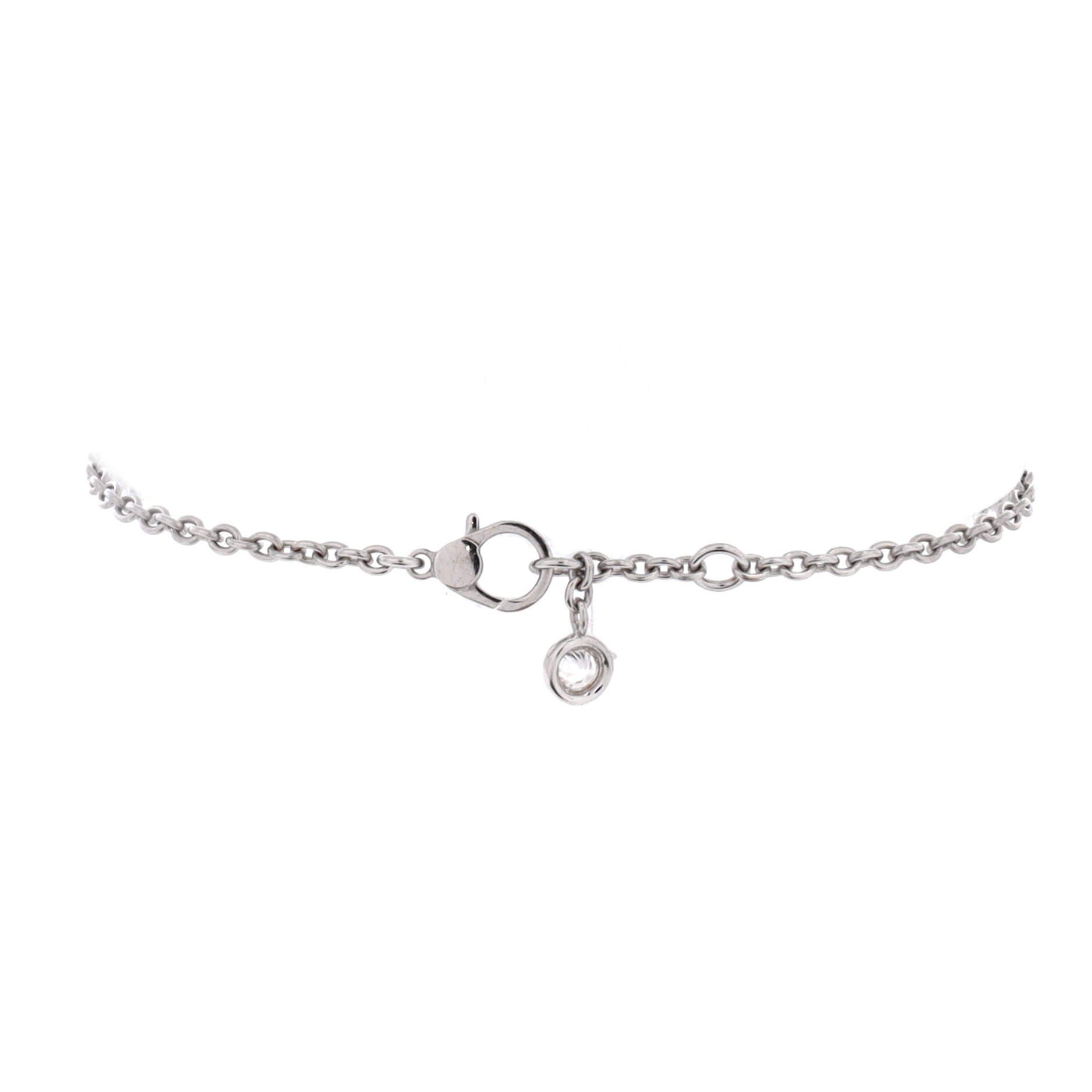 Finesse Bracelet 18K White Gold and Diamonds, Alternate, color, Metallic Gold