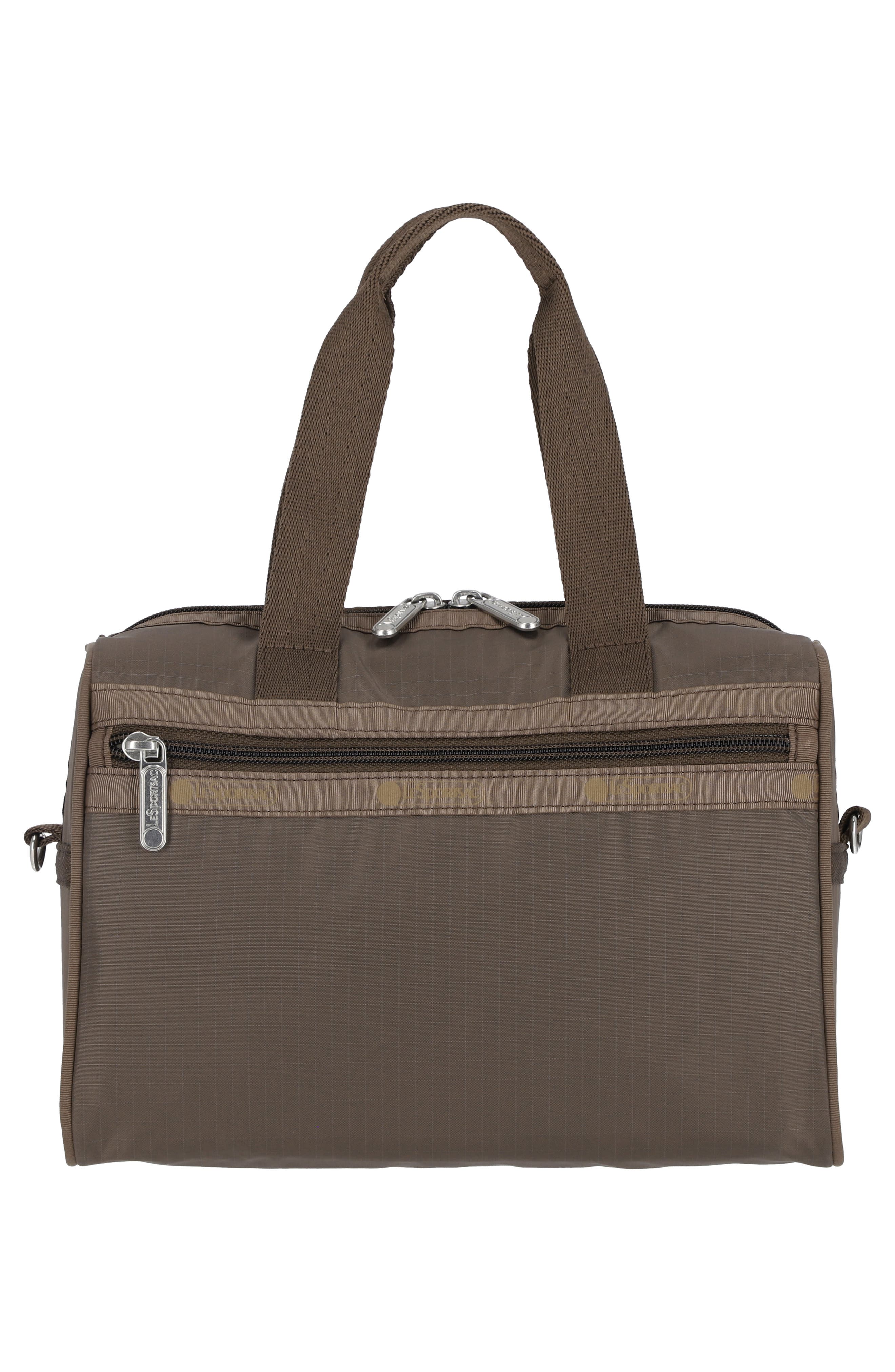 LeSportsac Everyday Nylon Satchel Bag, Alternate, color, Dark Chocolate